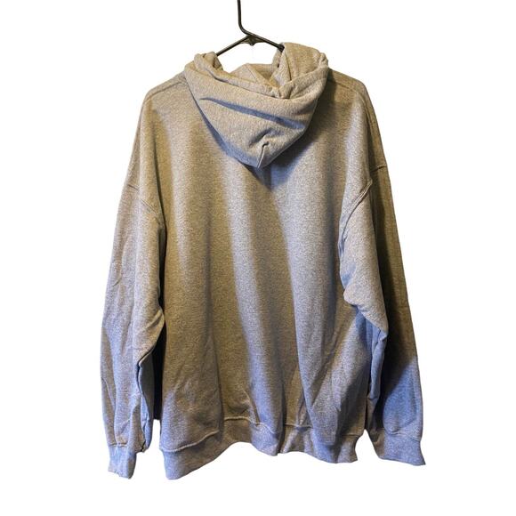 Disc Golf Patriotic FLAG Basket Vinyl Logo XL Pullover Hoodie Grey - Picture 7 of 8